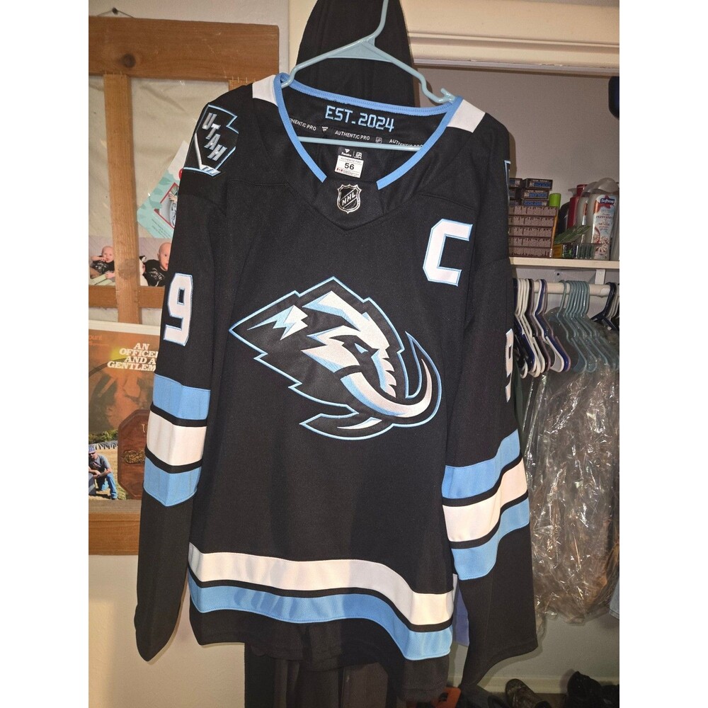NEW Utah Mammoth Clayton Keller #9 Black Captain Jersey | Size 56*Beautiful! NWT